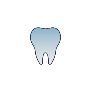 歯の表面が黒くなっている